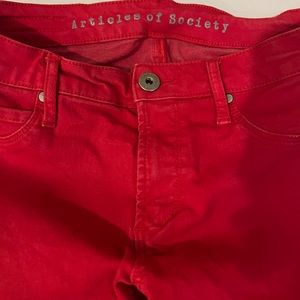 Articles of Society red skinny jeans